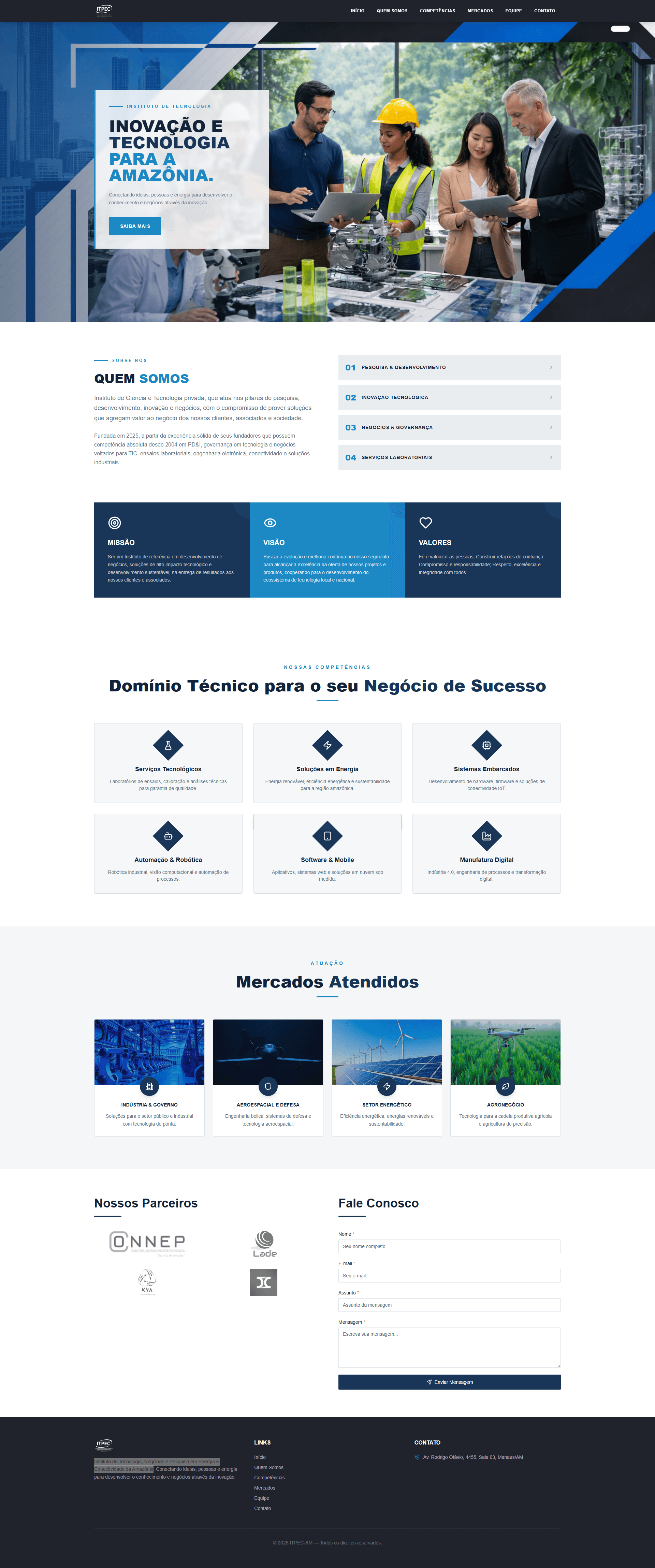 ITPEC - Instituto de Tecnologia, Negócios e Pesquisa em Energia e Conectividade da Amazônia